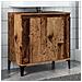 Mobile Lavabo Legno Antico 58x33x60 Cm In Legno Multistrato - Foto miniatura 1