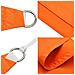 Parasole A Vela Oxford Rettangolare 2x3,5 M Arancione - Foto miniatura 6