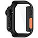 Custodia Protettiva Per Apple Watch - Pc Rigido E Vetro Temperato Black 46 Mm - Foto miniatura 6