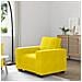 Divano Sedia Giallo 60 cm Velluto - Foto miniatura 2