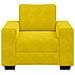Divano Sedia Giallo 60 cm Velluto - Foto miniatura 4