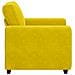 Divano Sedia Giallo 60 cm Velluto - Foto miniatura 5