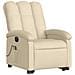 Poltrona Alzapersona Massaggiante Elettrica Crema in Tessuto - Foto miniatura 4