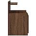 Comodini 2 pz con 2 cassetti in rovere marrone 40x36,5x62 cm - Foto miniatura 7