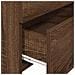 Comodini 2 pz con 2 cassetti in rovere marrone 40x36,5x62 cm - Foto miniatura 9