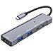 Hub Usb-c Multiporta 5-in-1 Hdmi 4k 60hz Usb E Carica Pd 100w, Grigio - Foto miniatura 8