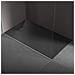 Piatto Doccia In Resina 90x90 Cm Effetto Pietra Colore Nero Cuba - Foto miniatura 1