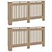Copertura per radiatori 2 pcs Marrone 152 x 19 x 81.5 cm - Foto miniatura 1