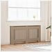 Copertura per radiatori 2 pcs Marrone 152 x 19 x 81.5 cm - Foto miniatura 2