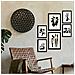 Set Di 6 Stampe Stampe Artistiche In Stile Schizzo Esotico Con Inchiostro Nero Per L'interior Design A3 & A4 Senza Cornice - Foto miniatura 3