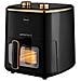 FRITTA fat-free fryer capacity 5.0 l adjustable temp. clock 1500 W Singolo 5 L Indipendente Friggitrice ad aria calda Nero - Foto miniatura 1