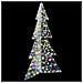 Albero di Natale con 240 LED Multicolore 180 cm Acrilico - Foto miniatura 2
