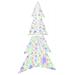 Albero di Natale con 240 LED Multicolore 180 cm Acrilico - Foto miniatura 3