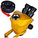 Mikroscopio Trinoculare Stereoscopico Jupiter Pro Msjp-t-sdms1 - Zoom 7x-50x, Testa 360°, Ottica Greenough, Suwnica X /y, Ideale Per Pcb Smt Qfp - Foto miniatura 2