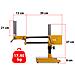 Mikroscopio Trinoculare Stereoscopico Jupiter Pro Msjp-t-sdms1 - Zoom 7x-50x, Testa 360°, Ottica Greenough, Suwnica X /y, Ideale Per Pcb Smt Qfp - Foto miniatura 8