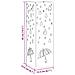 Supporto per Ombrellone Nero 15.5 x 15.5 x 49 cm Metallo - Foto miniatura 9