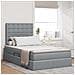 Letto con contenitore e LED con led Grigio chiaro 120 x 190 cm - Foto miniatura 2