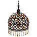 Lampada In Metallo Con Perline In Cristallo Acrilico 33x33x65h Cm - Foto miniatura 4