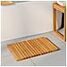 Tappeto da bagno Tinta unita Marrone 59 x 40 cm legno - Foto miniatura 2