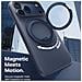 Cover per iPhone 17 Pro - TPU+PC, Blu Oscuro, MagSafe - Foto miniatura 2