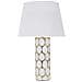 Lampada Da Tavolo Vkh109-bianco-ceramica-34,5x34,5x56 Cm - Foto miniatura 1