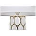 Lampada Da Tavolo Vkh109-bianco-ceramica-34,5x34,5x56 Cm - Foto miniatura 2