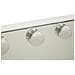 Specchio Da Tavolo Vkh1055-bianco-vetro-55x14x43 Cm - Foto miniatura 4