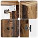 Mobiletto a muro Legno antico 59 x 31 x 60 cm - Foto miniatura 6