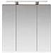 Mobiletto per specchio da bagno Rovere fumé 70 x 14,5 x 70 cm - Foto miniatura 6
