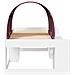Letto alto per bambini con storage Bianco e Rosa - Foto miniatura 7