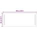 Specchio da bagno LED Trasparente 40 x 10 cm vetro temperato - Foto miniatura 9