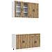 Unità Cucina PORTO 4 pcs Rovere Artigianale - Foto miniatura 1