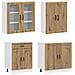 Unità Cucina PORTO 4 pcs Rovere Artigianale - Foto miniatura 3