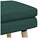 Panchina a doppio strato Verde Scuro 80 x 40 x 47 cm Tessuto - Foto miniatura 6
