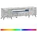 Mobile TV LED Grigio Cemento Legno ingegnerizzato - Foto miniatura 3