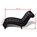 Chaise Lounge Chesterfield Poltrona Marrone A Capitonnè - Foto miniatura 6