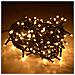 Catena 300 Luci Led Natale Colore Bianco Caldo Decorazione Per Esterno E Interno Con Trasformatore - Foto miniatura 1