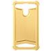 Cover Mocca Universale Smartphone Da 5 A 5.3 Pollici In Silicone Gel Dorato - Foto miniatura 9