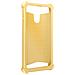 Cover Mocca Universale Smartphone Da 5 A 5.3 Pollici In Silicone Gel Dorato - Foto miniatura 10