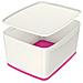Mybox Contenitore L Bianco-fucsia - Foto miniatura 1
