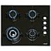 Piano Cottura CI 631 BK a Gas 4 Fuouchi Gas da 60 cm Colore Nero  - Foto miniatura 2