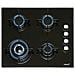 Piano Cottura CI 631 BK a Gas 4 Fuouchi Gas da 60 cm Colore Nero  - Foto miniatura 1