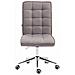 Sgabello da Lavoro Peking V2 in Tessuto | Sgabello Ufficio Imbottito | Sedia Studio da Scrivania Regolabile e con Ruote Grigio Chiaro - Foto miniatura 2