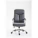 Sedia Ufficio Vaud XL in Similpelle I Poltrona Ergonomica Girevole con Alto Schienale E Braccioli I Poltrona Studio Portata Max 140 kg Grigio - Foto miniatura 2