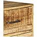 Cassettiera 45x35x106 Cm In Legno Massello Di Mango - Foto miniatura 5