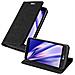 Custodia Compatibile Con Lg G3 Stylus In Nero Di Notte - Coperchio Protettiva Con Chiusura Magnetica, Funzione Stand E Tasca Per Le Carte - Foto miniatura 4