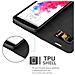 Custodia Compatibile Con Lg G3 Stylus In Nero Di Notte - Coperchio Protettiva Con Chiusura Magnetica, Funzione Stand E Tasca Per Le Carte - Foto miniatura 5