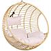 Sedia Sospesa In Rattan Beige Aspio - Foto miniatura 11