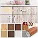 Rotolo di plastica adesiva effetto legno 15mt x 45cm per impiallacciare mobili - 020 ROVERE - Foto miniatura 2