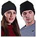 9 Multifunzionali Leggeri Berretti Cappelli Sole Protezione Esecuzione Cappelli Calotta Fodera Del Casco Del Sonno Per Gli Uomini Le Donne (nero)  - Foto miniatura 3